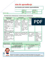 Personal Social - TENEMOS DERECHOS PERO TAMBIEN RESPONSABILIDADES