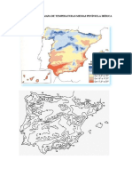 Mapa Isotermas T Medias Piberica