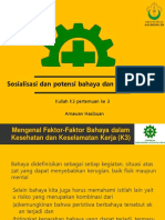 Pert 3 - Faktor-Faktor Bahaya Dalam K3