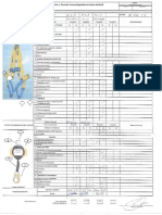 Check List de Arnés y Cuerda portátil 