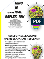 LEARNING AND CRITICAL REFLECTION - KELOMPOK 3