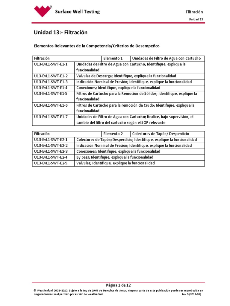 FiltrationSpanish Version PDF Filtración Catálisis