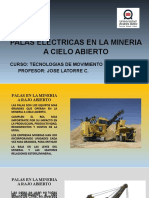 Alimentación eléctrica para palas en minería a rajo abierto