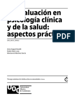 1. La evaluación en psicología clínica y de la salud. aspectos prácticos