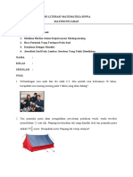 Instrumen Tes Literasi Matematika Siswa