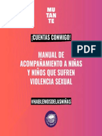 Manual de Acompañamiento A Niñas y Niños Que Sufren Violencia Sexual