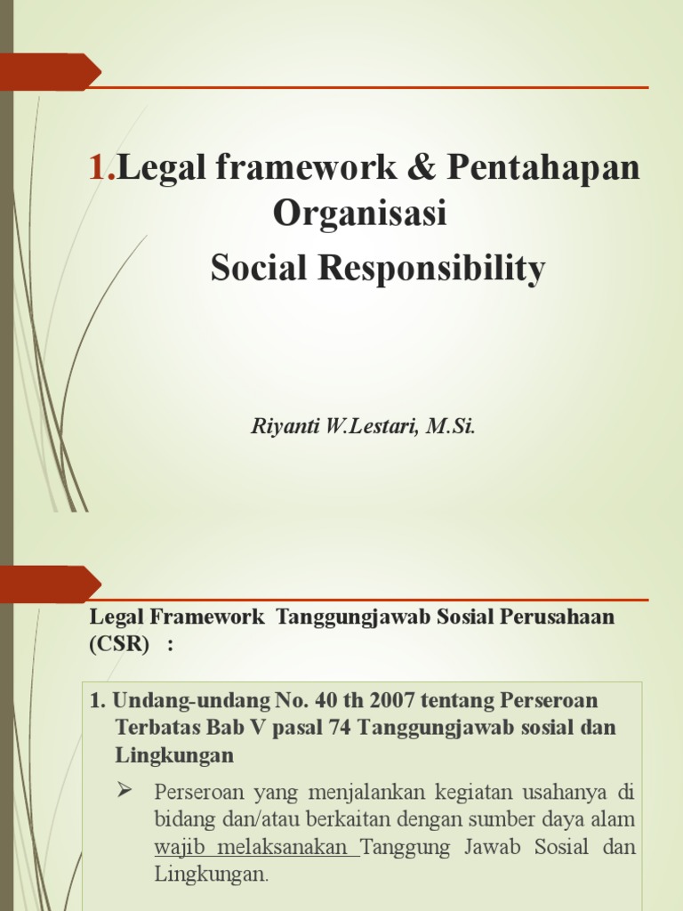 Legal Framework Pdf
