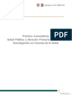 Programa de Prácticas Comunitarias SP y APS, Investigación PRIMER AÑO 2022-2023 VF