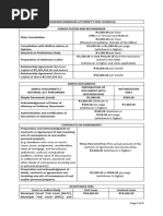 IBP Professional Fees and Notarial Rates | PDF | Notary Public | Public ...