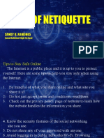 Rules of Netiquette and Internet Threats