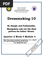 TLE-HE-10 Q2 W4 Mod4 Dressmaking