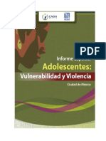 Adolescentes, Vulnerabilidad y Violencia - CNDH - Ciudad de México