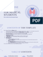 Endocrine System For Medical Students by Slidesgo