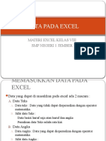 Data Pada Excel