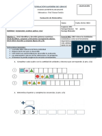 Evaluación Matematica Patrones