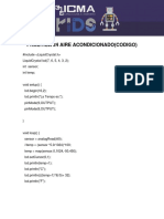 Práctica 24 Aire Acondicionado (Codigo) - José Carlos Pérez Bonilla