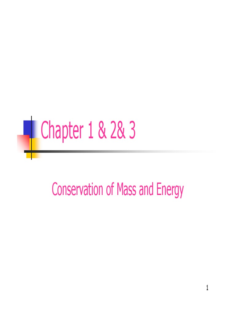 Conservation of Mass and Energy in Thermodynamic Systems | PDF | Gases ...
