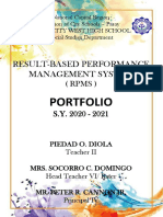 DIOLA Rpms Portfolio