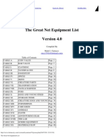 The Great Net Equipment List v4
