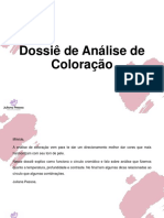 Dossiê de Análise de Coloração. Mileide