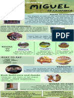 Infografía Naturaleza Senderismo Camino Mapa ilustración Redondeado