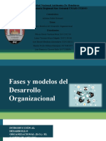 Fases y Modelos de Desarrollo Organizacional.