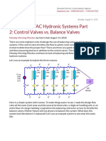 RLD MMM Balancing HVAC Hydronic Systems Control Valves Balance Valves