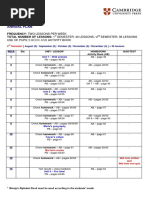 Kids Box Updated Level 1 Annual Plan 2x Week - 2nd Semester Teacher Support