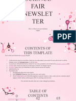 Science Fair Newsletter Pink Variant