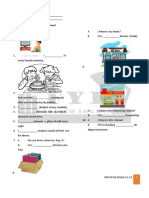 Worksheet Bahasa Inggris Kelas 5 SD Semester 1