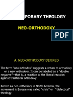 Contemporary-Theology-NEO-ORTHODOXY