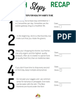 Smooth Steps Recap - Printable Checklist - Udemy
