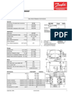 Universal Compressor Data Sheet R134a 115V 60Hz