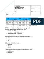 Soal & Jawaban PAS Kelas 2 Tema 2