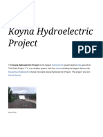 Koyna Hydroelectric Project: Hydroelectric India Dams Koyna River Maharashtra Satara District