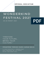 Proposal Acara Wonderkind Festival