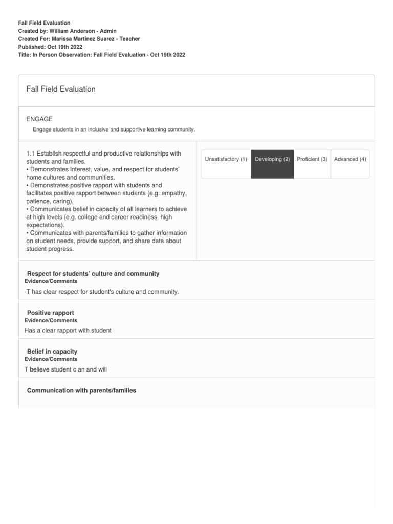 In person observation fall field evaluation oct 19th 2022 pdf