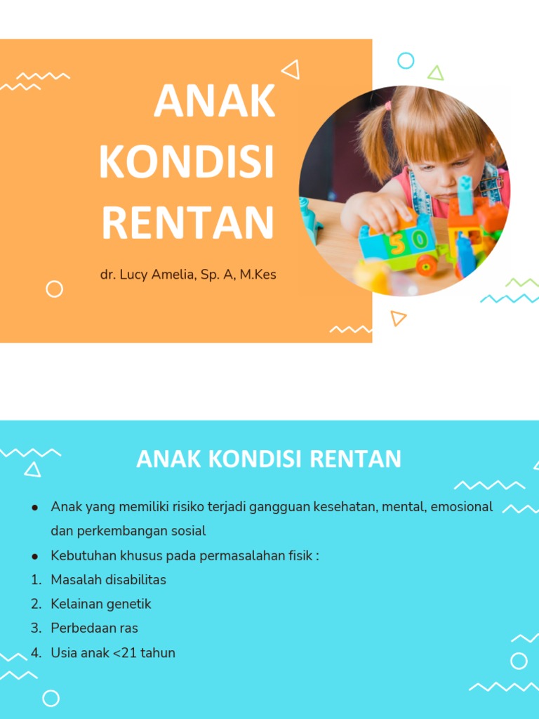 Anak Kondisi Rentan | PDF | Pengembangan Diri