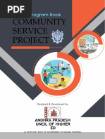 Program Book For Community Service Project As On 18-10-2022