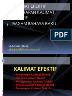 Materi Kalimat - Efektif