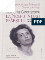 Adriana Georgescu - La Inceput a Fost Sfarsitul