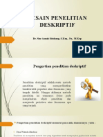 Riset Desian PENELITIAN DESKRIPTIF