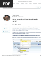 Most unnoticed functionalities in SPRO _ SAP Blogs