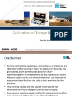 Calibration of Torque Instruments