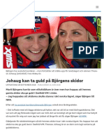 Johaug Kan Ta Guld På Björgens Skidor - SVT Sport