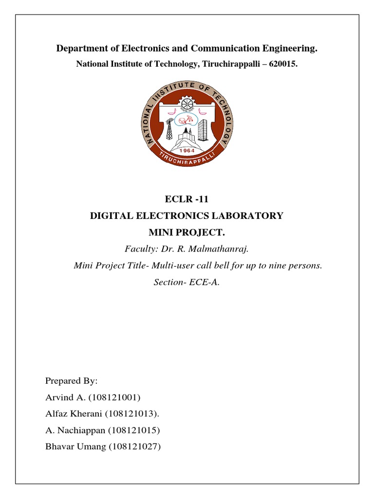 Multi User Call Bell | PDF