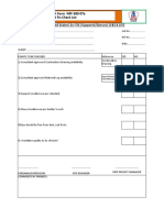 IMF-380-07 1ST FIX CHECK LIST