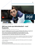 SM Kvar Trots Nya Datumbesked - Med Duplantis - SVT Sport