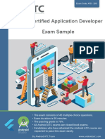 Flutter Certified Application Developer Exam Sample AFD 200 English