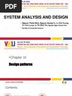 SAD - Ch10 - Design Patterns